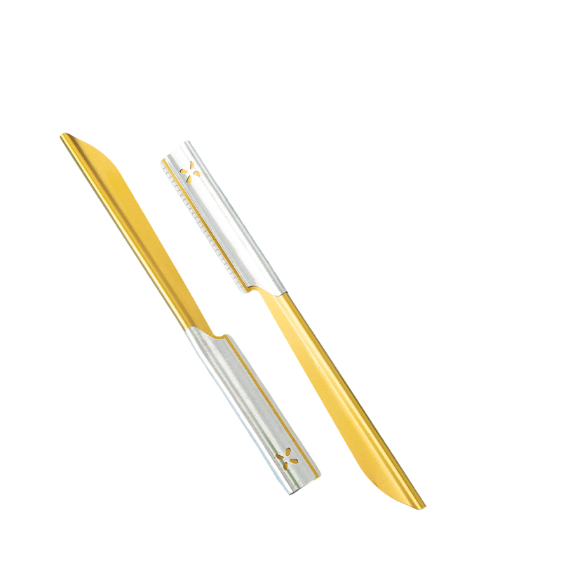 Rasoir pour sourcils et visage avec poignée antidérapante