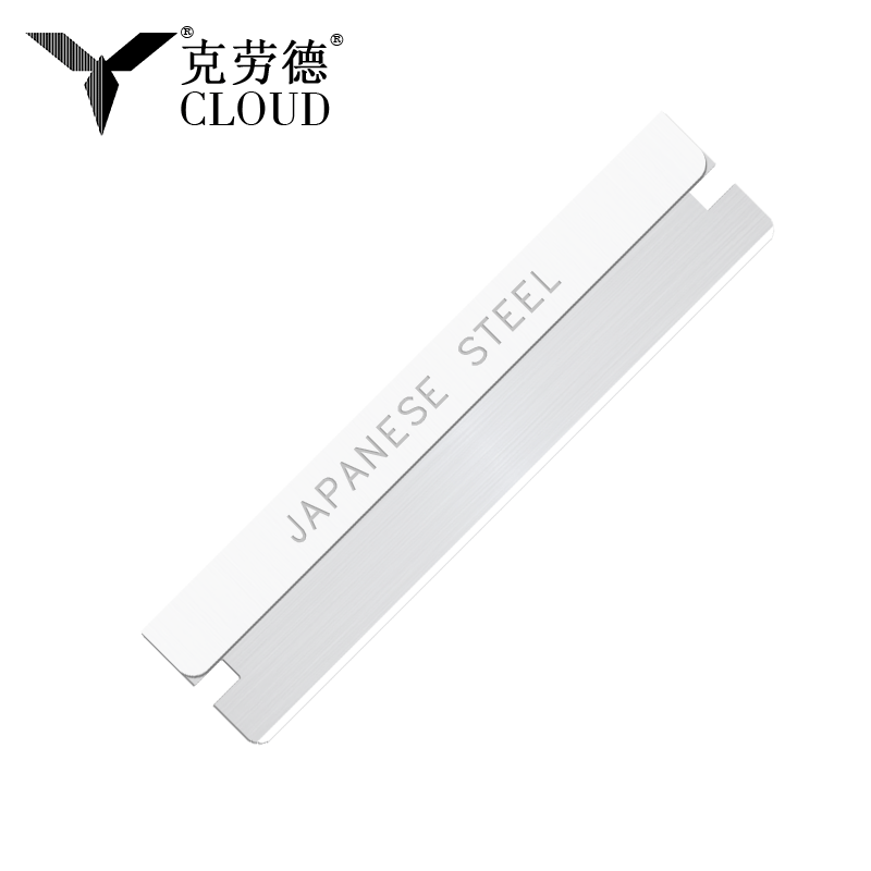 Lames de rasoir ondulées à bord unique