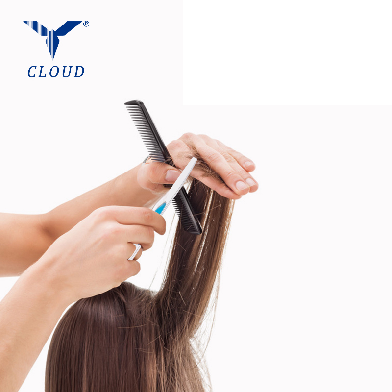 Rasoir de coupe de cheveux rasoir droit en acier inoxydable (poignée en plastique)