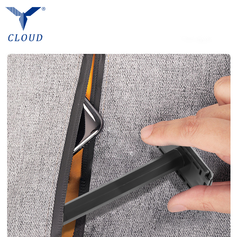 Rasoir portable de voyage en plastique à 74 lames en forme de T