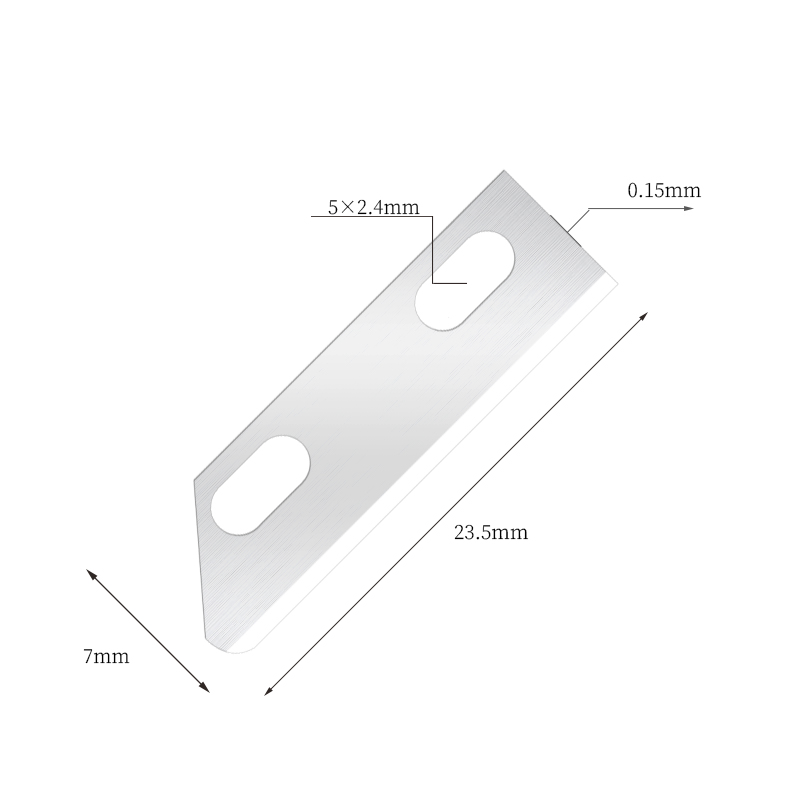 Lames de rasoir portatives ultra-lisses en acier inoxydable