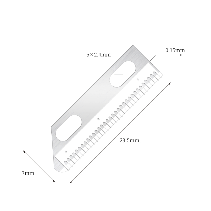 Lames de rasoir portatives ultra-lisses en acier inoxydable