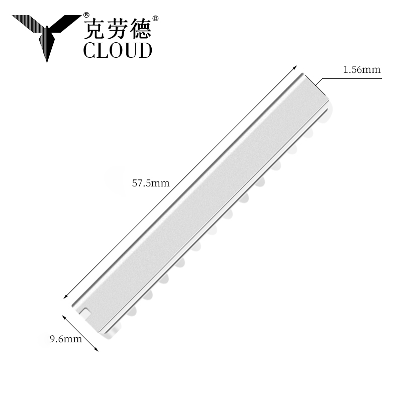 Lames de coupe de cheveux à bord unique en acier inoxydable