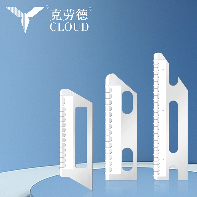 Lames de rasoir portatives ultra-lisses en acier inoxydable